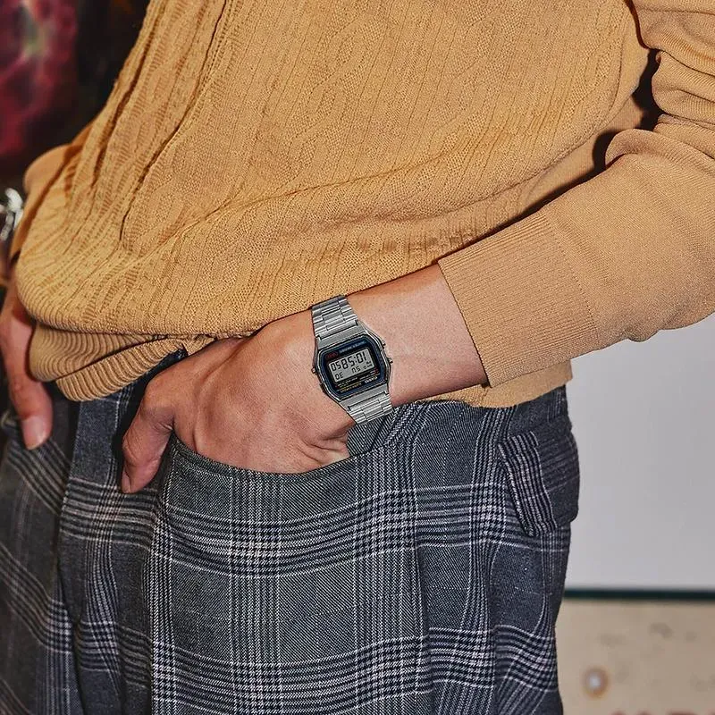 Casio A158WA-1DF Retro Digital Watch — view 2