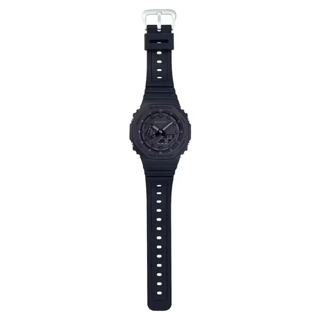 Casio G-Shock GA-2100-1 Carbon Core Guard Analog-Digital Black Resin Watch — view 2