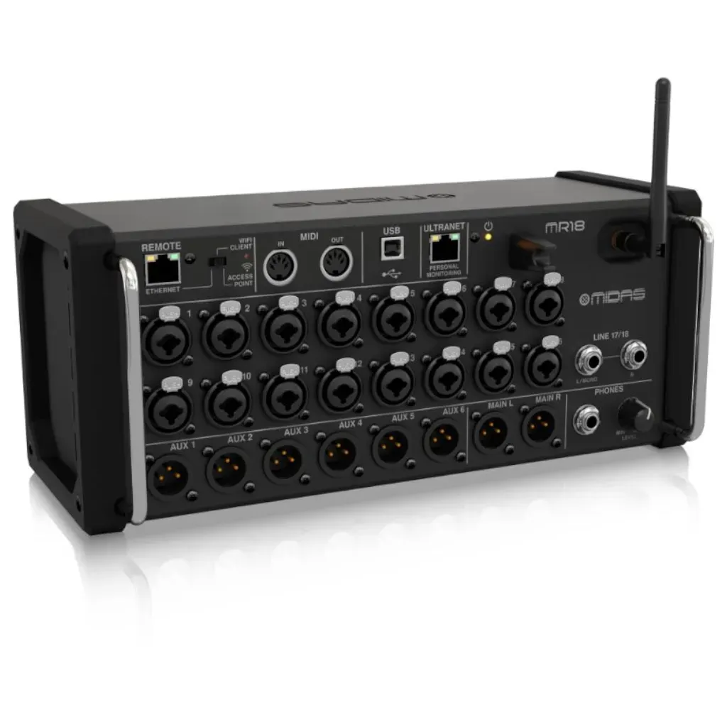 Midas MR18 18-channel Tablet-controlled Digital Mixer — view 2