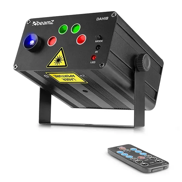 Beamz Dahib Double RG Gobo Laser w/Blue LED — view 5