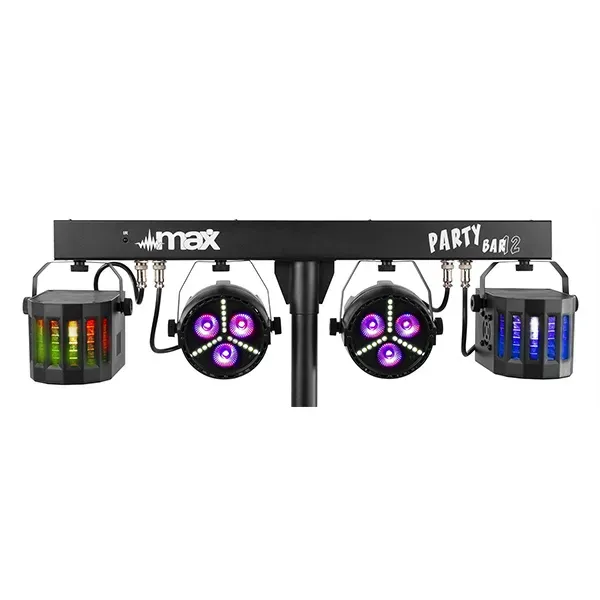 Beamz Partybar 12 Set - 2x Par and 2x Derby — view 3