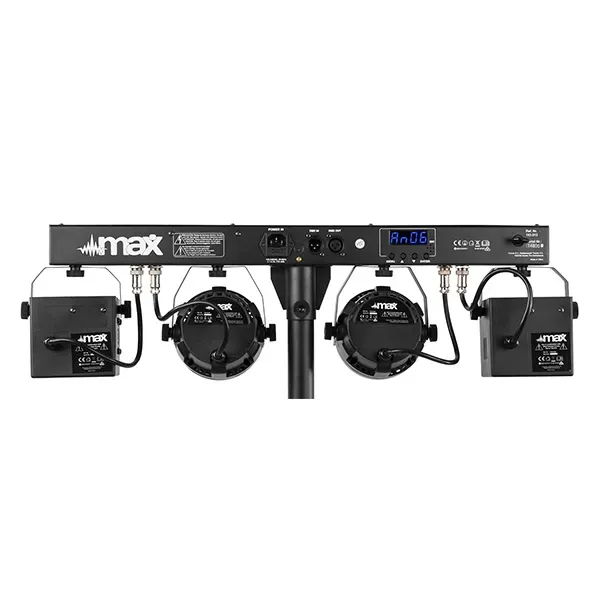 Beamz Partybar 12 Set - 2x Par and 2x Derby — view 4