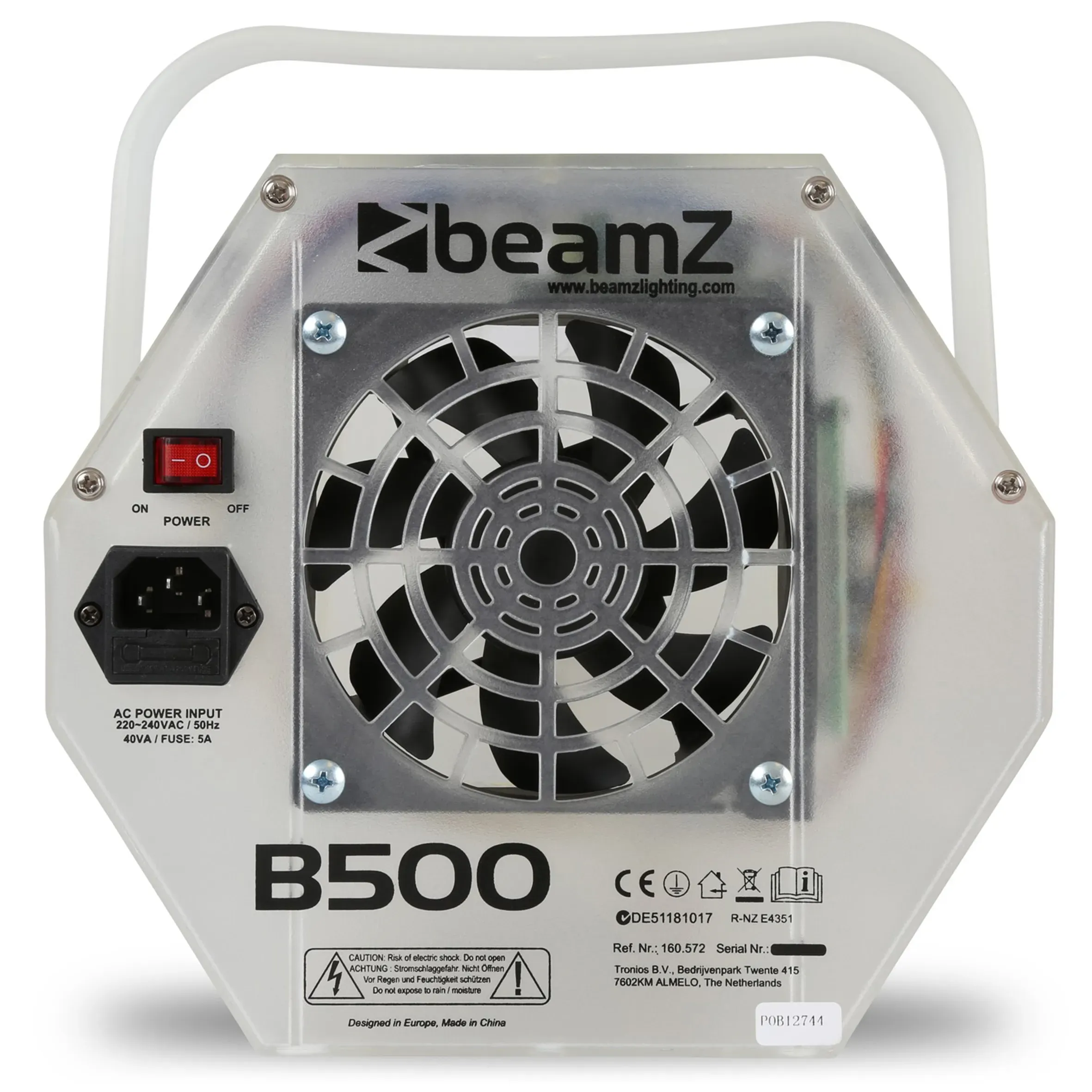 BeamZ B500LED Bubble Machine Medium LED RGB — view 3
