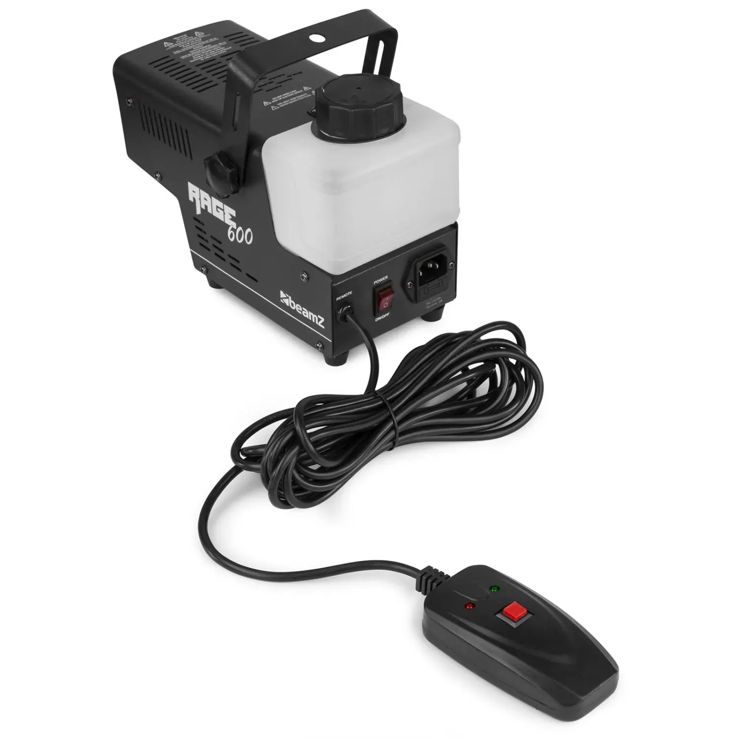 Beamz RAGE600 Smoke Machine with Wireless Remote Controller — view 2
