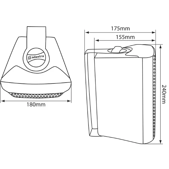 Adastra BC5A Active Stereo Speakers - White (Pair) — view 3