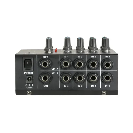 QTX Mixer 4 Channel Stereo Mini Line Level — view 2
