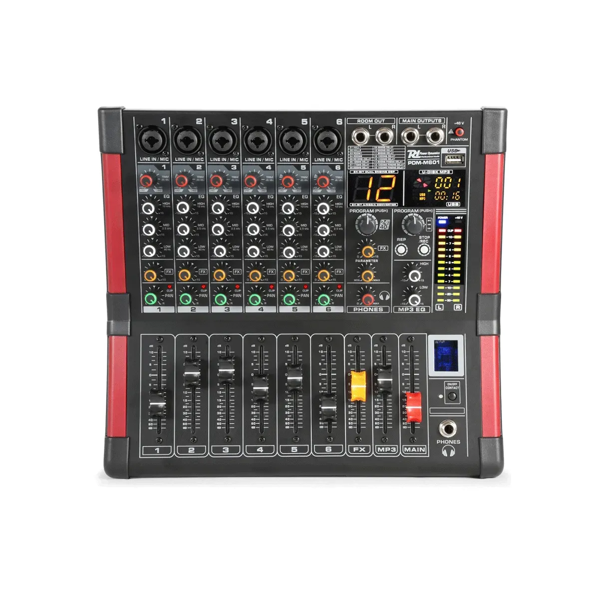 PDM Music Mixer 6-Ch Dsp/Bt/Usb/Mp3 — view 2