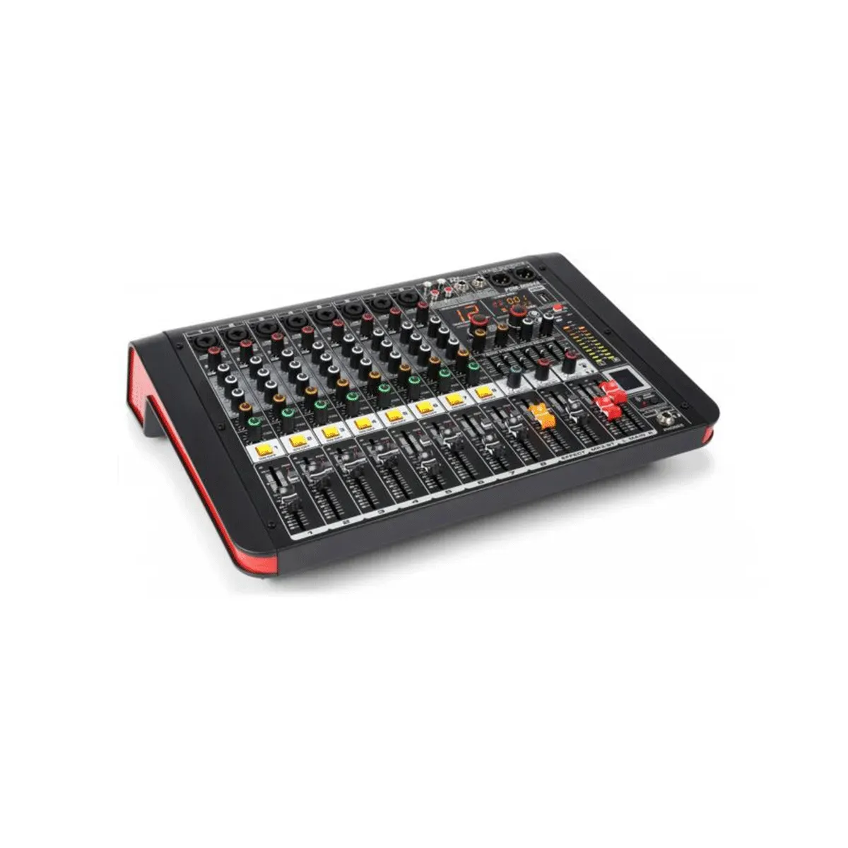 PDM M804A Powered Music Mixer 8-Ch Dsp/Bt/Usb/Mp3