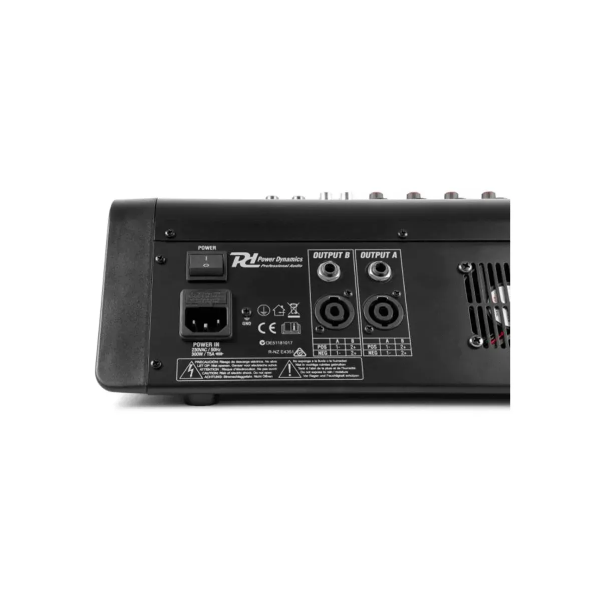 PDM M804A Powered Music Mixer 8-Ch Dsp/Bt/Usb/Mp3 — view 3
