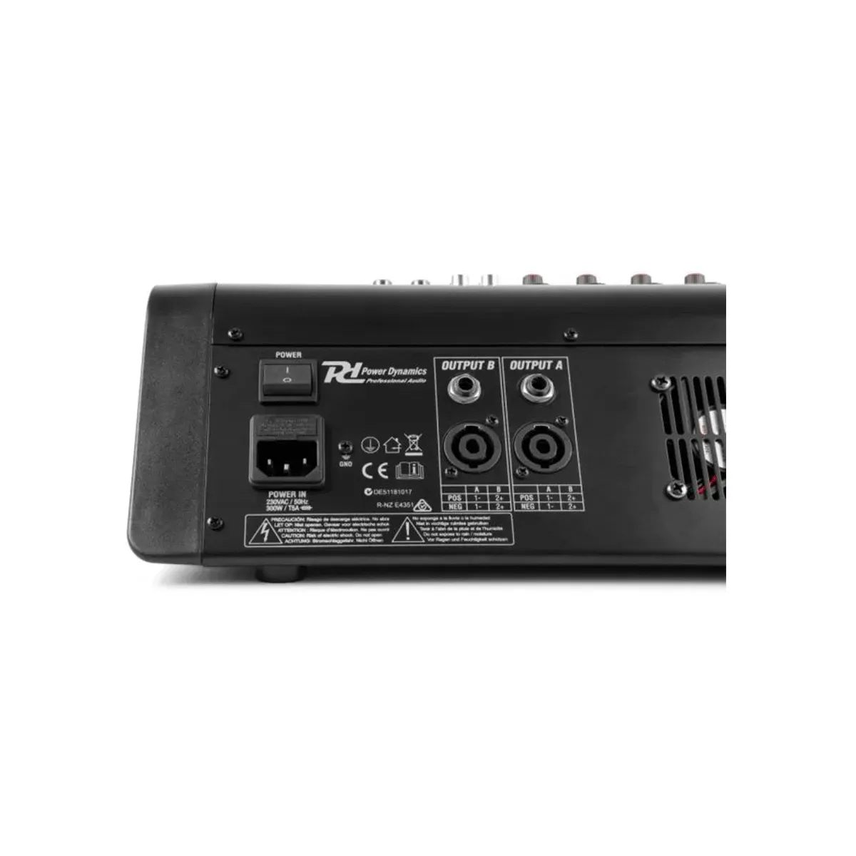 PDM M1204A Powered Music Mixer 12-Ch Dsp/Bt/Usb/Mp3 — view 3
