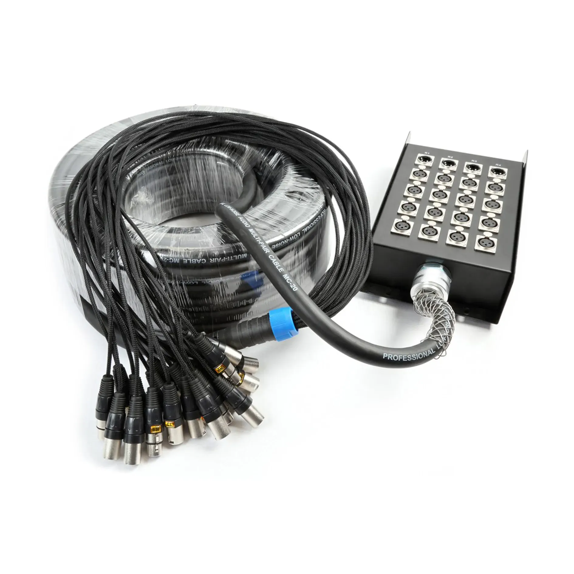 PD Connex PRO 16x4 XLR Stage Snake Cable 30M