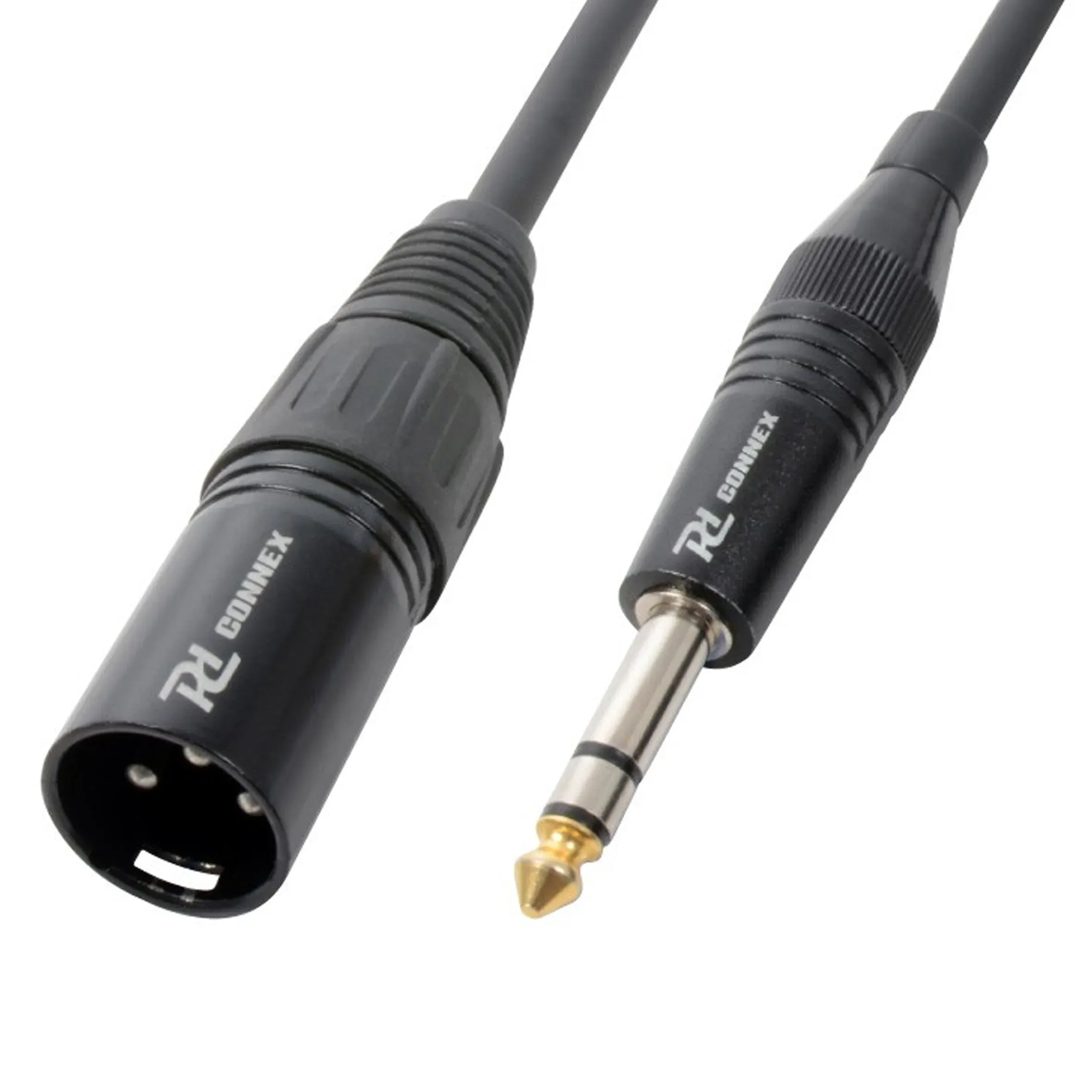 PD Connex – 8M Signal Lead XLR Male – 6.3 Male Stereo Jack Cable