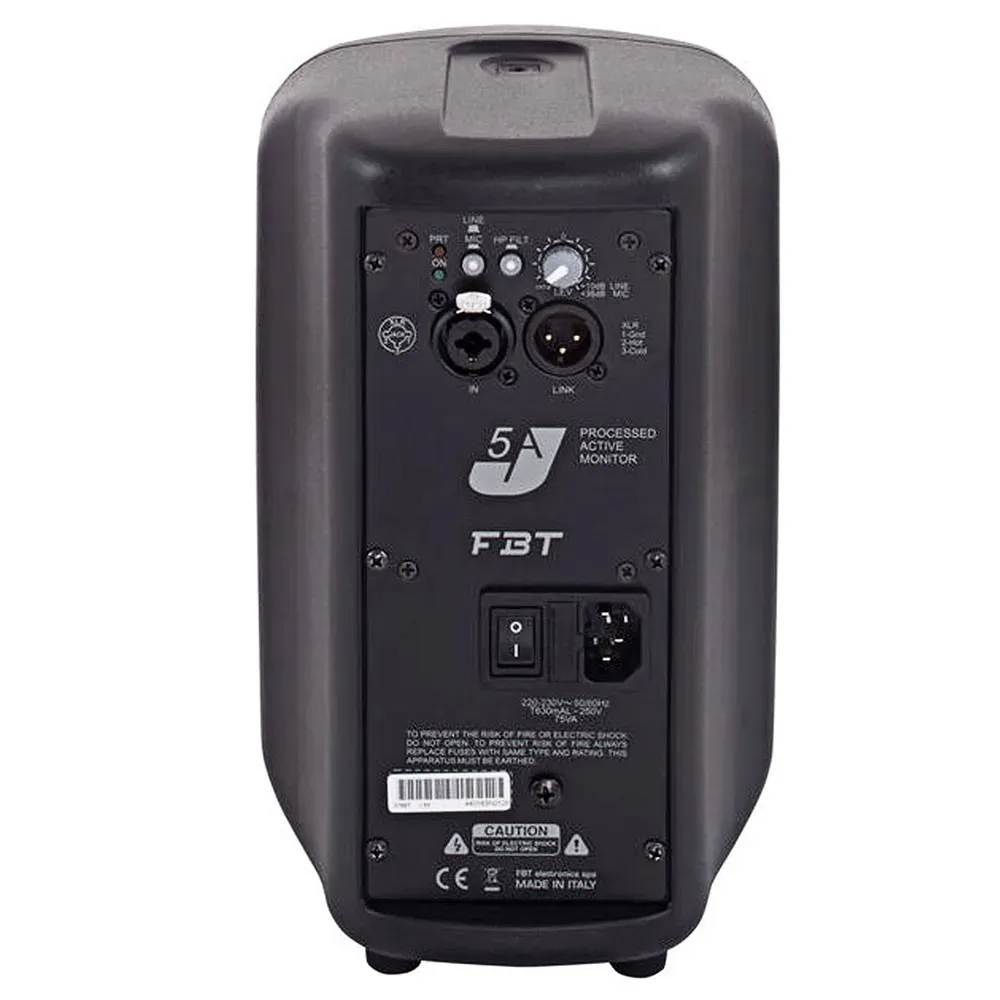 FBT J5A 5 inch Active Speaker 80W + 40W RMS — view 2