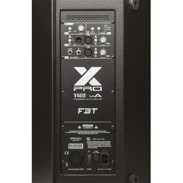 FBT X-PRO112MA 12 inch Processed Active Monitor Speaker 1500W RMS — view 3