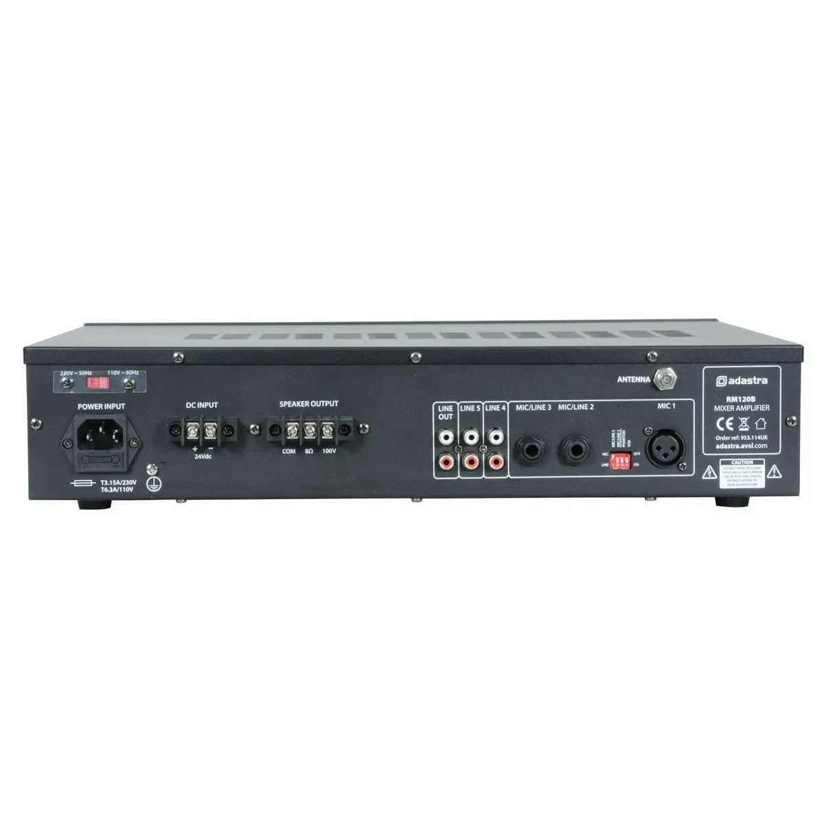 ADASTRA POWERED MIXER RM120B — view 2