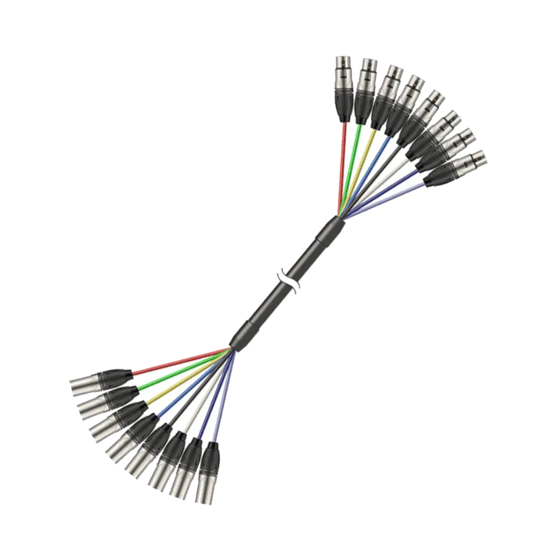 Roxtone Stage Loom 8 x XLR M – 8 x XLR F 3m