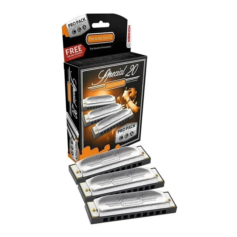 Hohner Special 20 Pro Pack 3-piece Harmonica Set — view 1