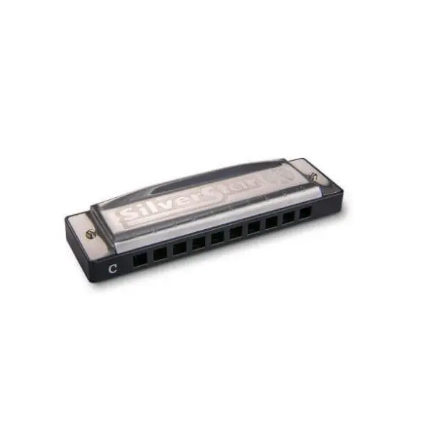 Hohner Silver Star Enthusiast Series Harmonica- Key F — view 1
