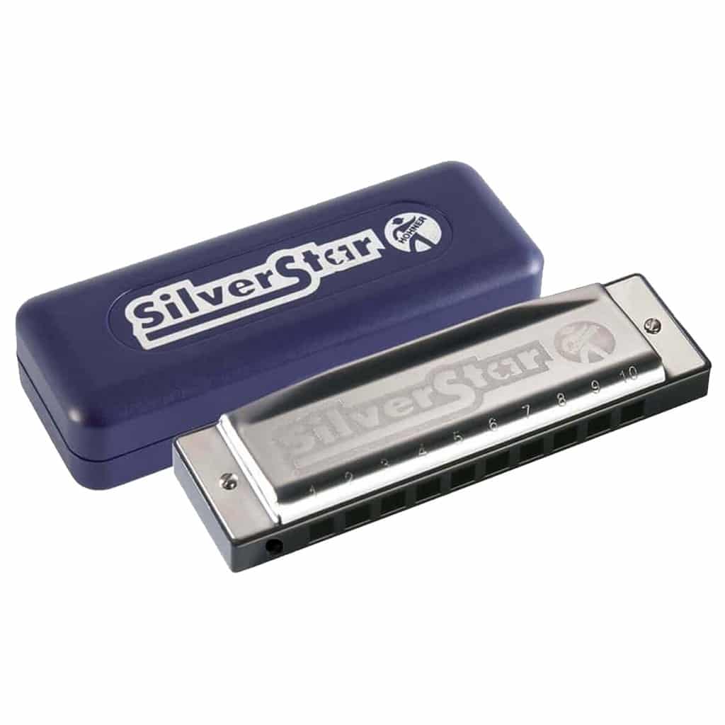 Hohner Silver Star Enthusiast Series Harmonica- Key F — view 2