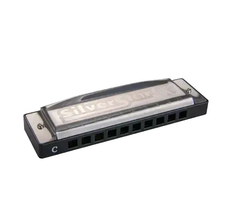 Hohner Silver Star Enthusiast Series Harmonica- Key A