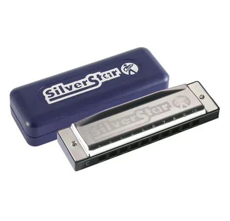 Hohner Silver Star Enthusiast Series Harmonica- Key A — view 3