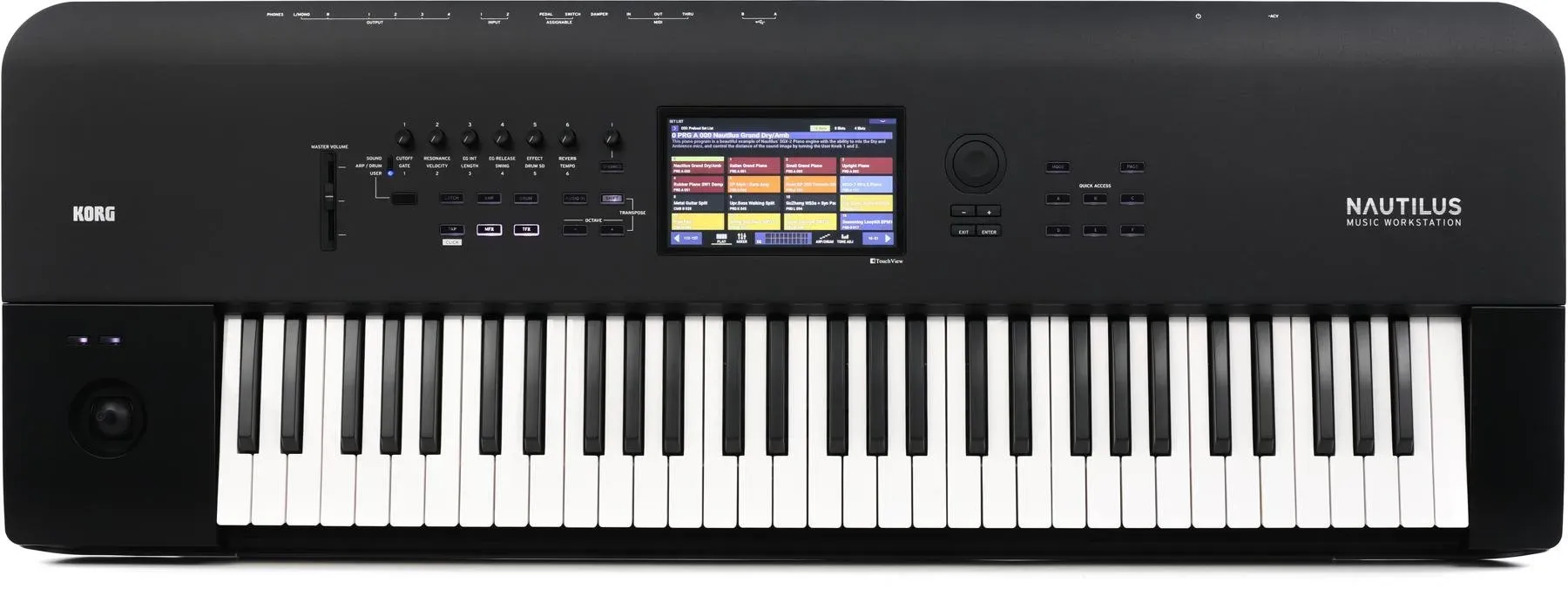 Korg Nautilus 61 - 61-key Synthesizer Workstation — view 2