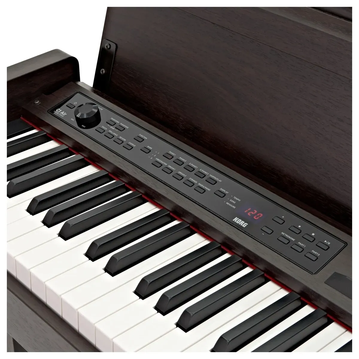 Korg C1 Air Digital Piano with Bluetooth (Dark Brown) — view 8