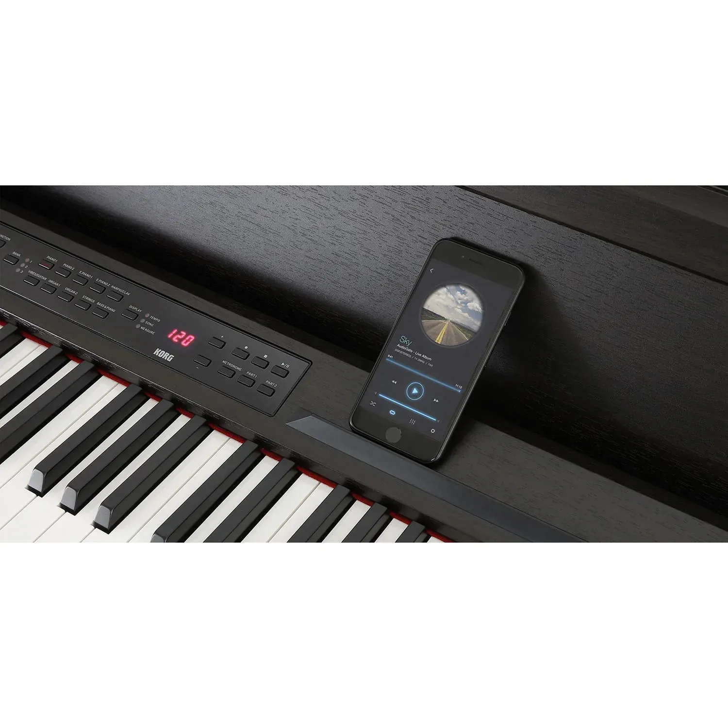 Korg C1 Air Digital Piano with Bluetooth (Black) — view 4