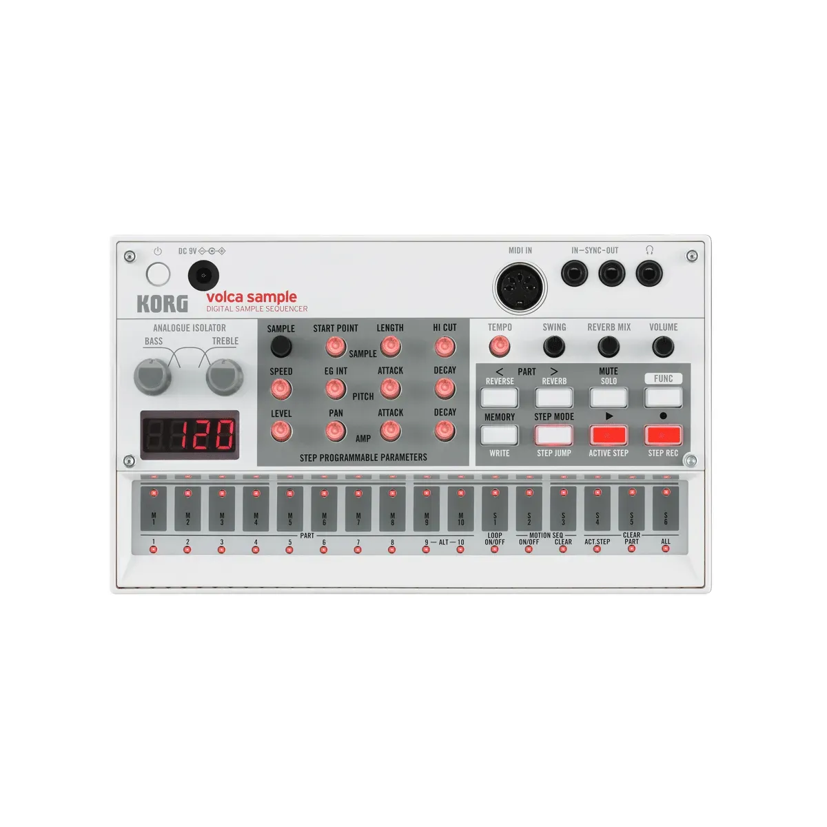 Korg VOLCA SAMPLE 2 Sampler Sequencer — view 1