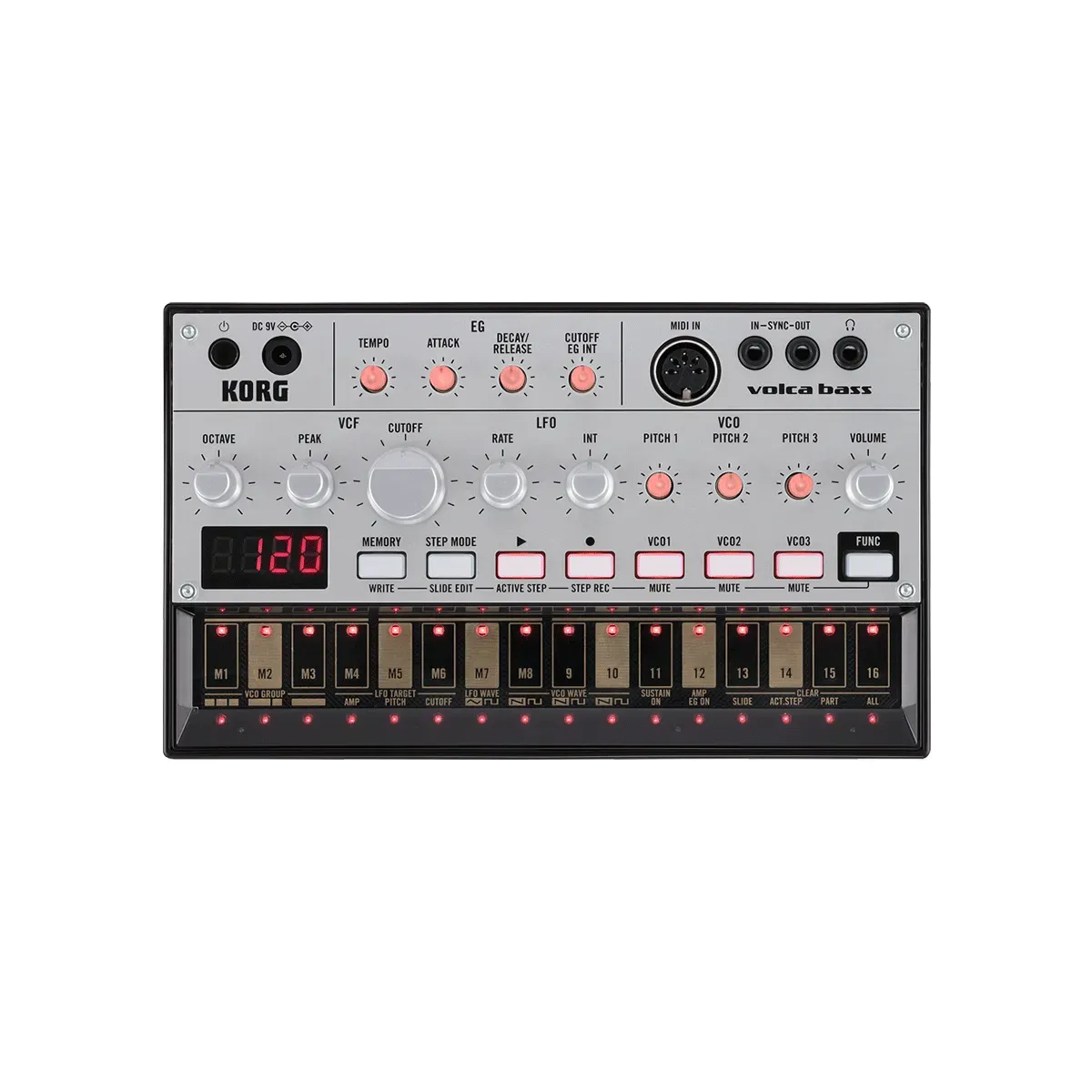 Korg VOLCA BASS Synthesizer — view 1