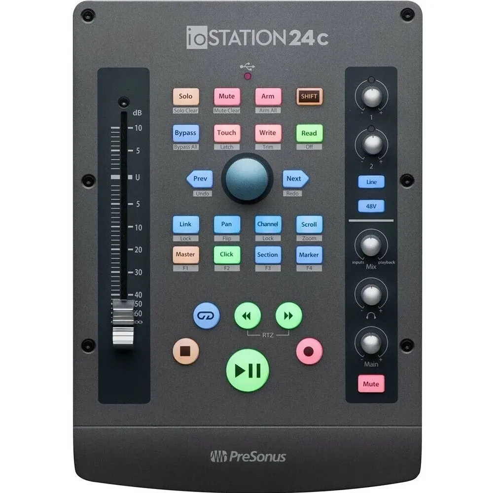 Presonus ioSTATION 24c Audio Interface and Production Controller — view 1
