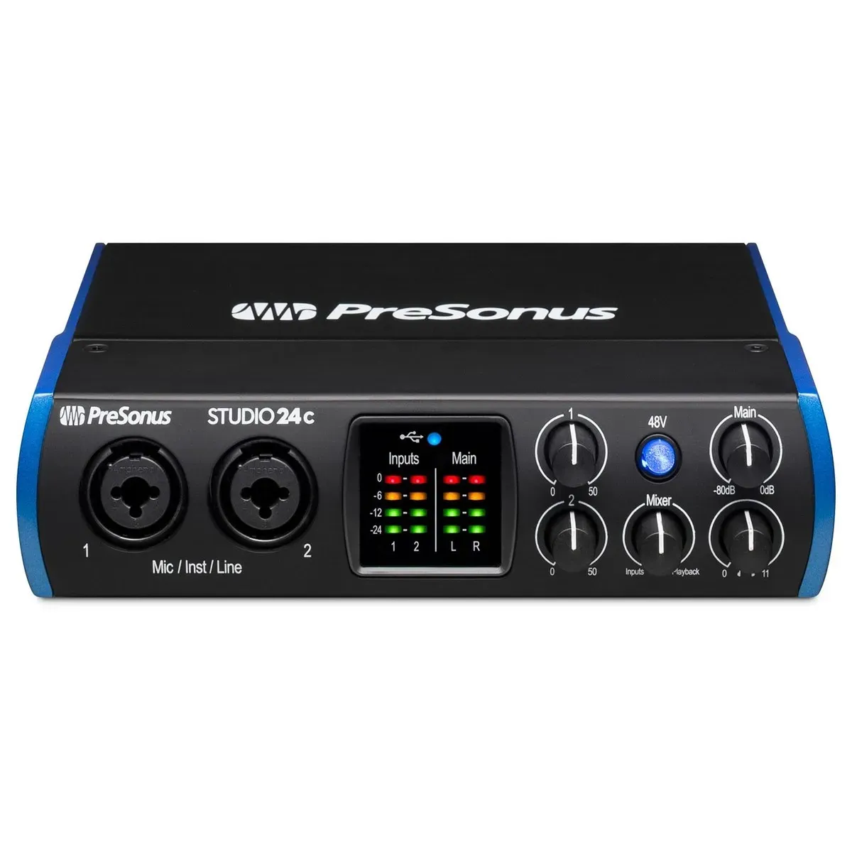 PreSonus Studio 24c USB-C Audio Interface — view 1