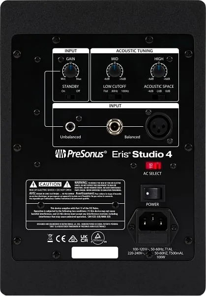 PRESONUS ERIS STUDIO 4 MONITORS — view 3