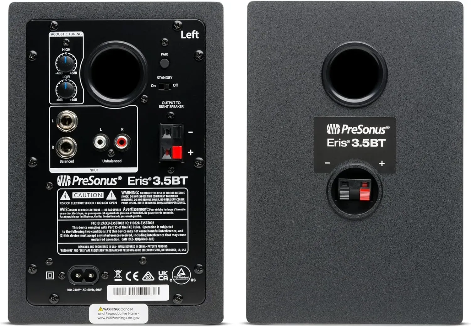 PreSonus Eris 3.5BT 3.5-inch Powered Bluetooth Studio Monitors — view 3