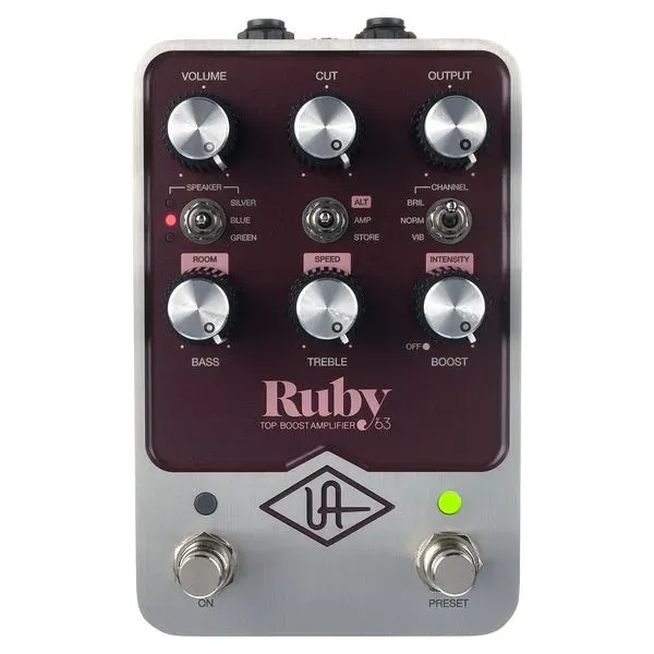 Universal Audio Ruby '63 Top Boost Amplifier Pedal — view 2