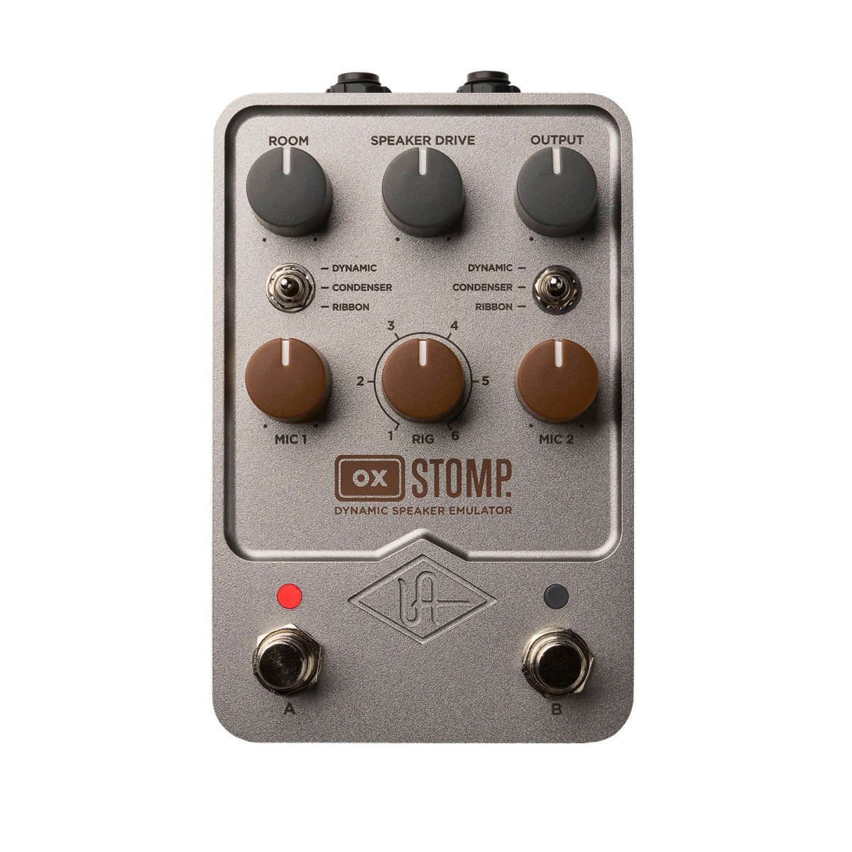 Universal Audio OX Stomp Dynamic Speaker Emulator Stereo Pedal — view 1