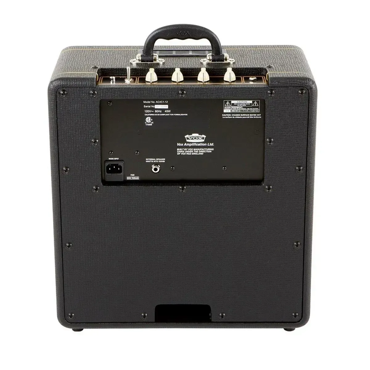 Vox AC4C1 1x12 inch 4-watt Combo Amp — view 4