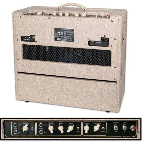 Vox AC15HW1X 1x12 inch 15-watt Handwired Tube Combo Amp with Alnico Blue Speaker — view 3
