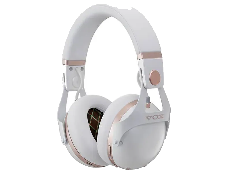 VOX VH-Q1 - Smart Noise Cancelling Wireless Headphones for Guitarists - White