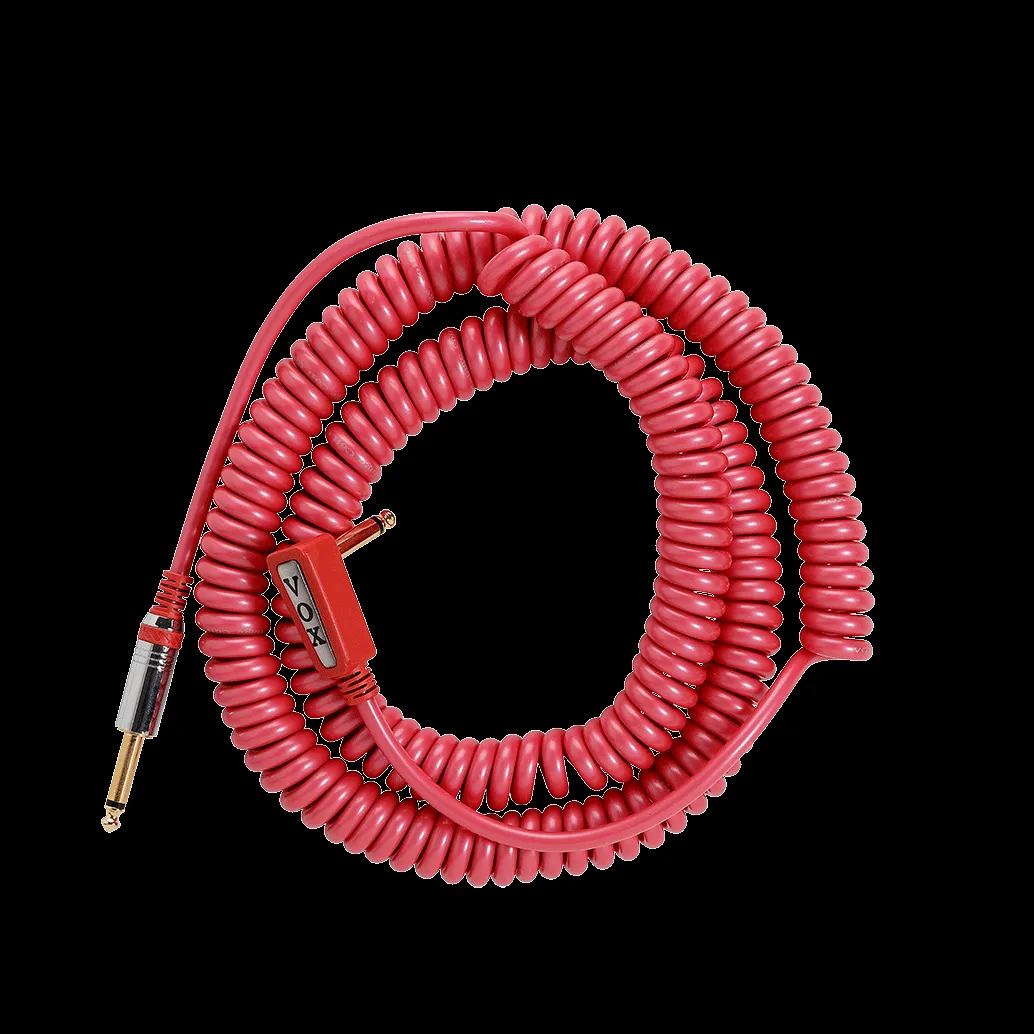 VOX Vintage Coiled Guitar Cable in Red - 9m — view 1