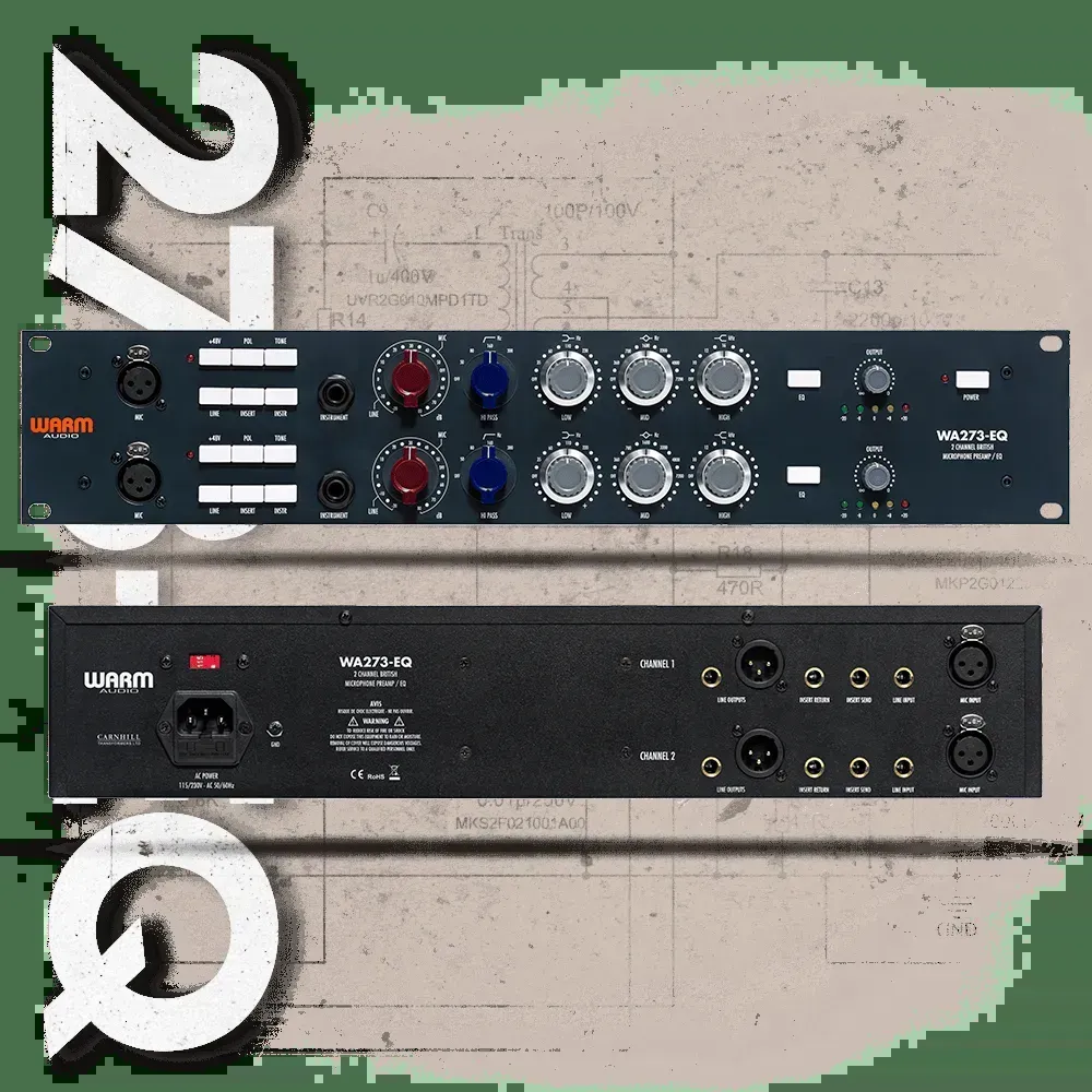 Warm Audio WA273-EQ Dual Channel British Mic Pre + EQ — view 2