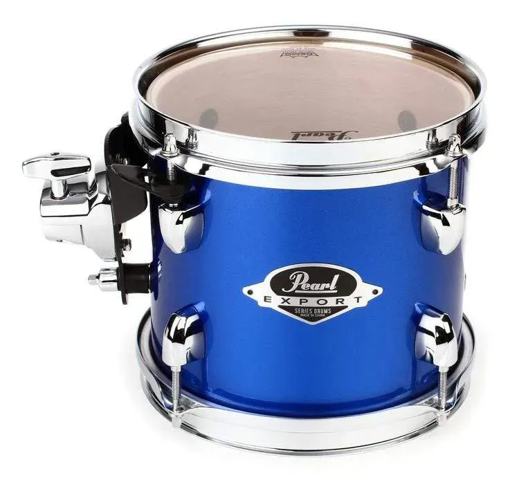 Pearl Export 5 Piece Acoustic Drum Kit High Voltage Blue Including Hardware — view 3