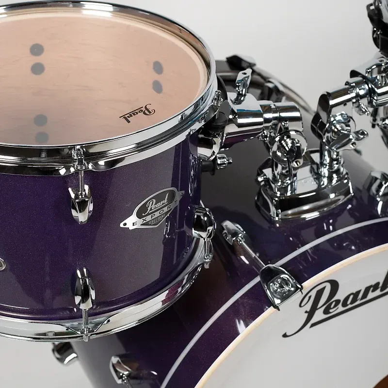 Pearl Export 5-piece Drum Set with Hardware - Purple Nebula — view 2