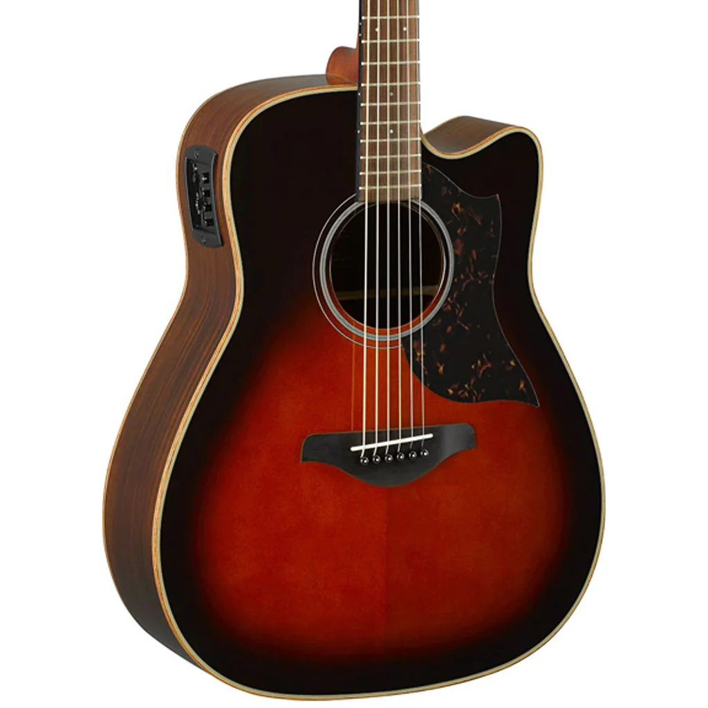 Yamaha A1R Acoustic-electric Guitar – Tobacco Brown Sunburst — view 1