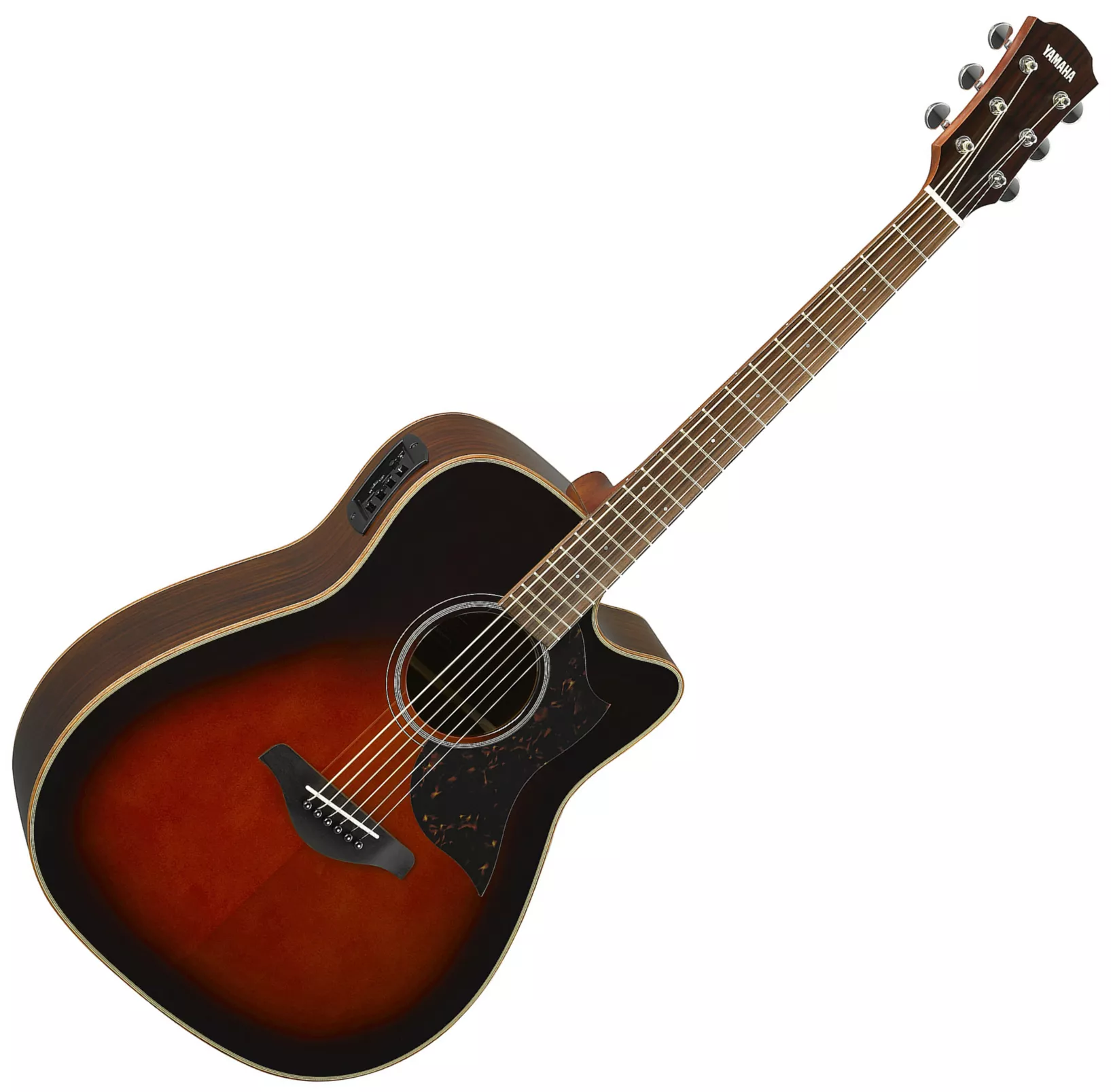 Yamaha A1R Acoustic-electric Guitar – Tobacco Brown Sunburst — view 2