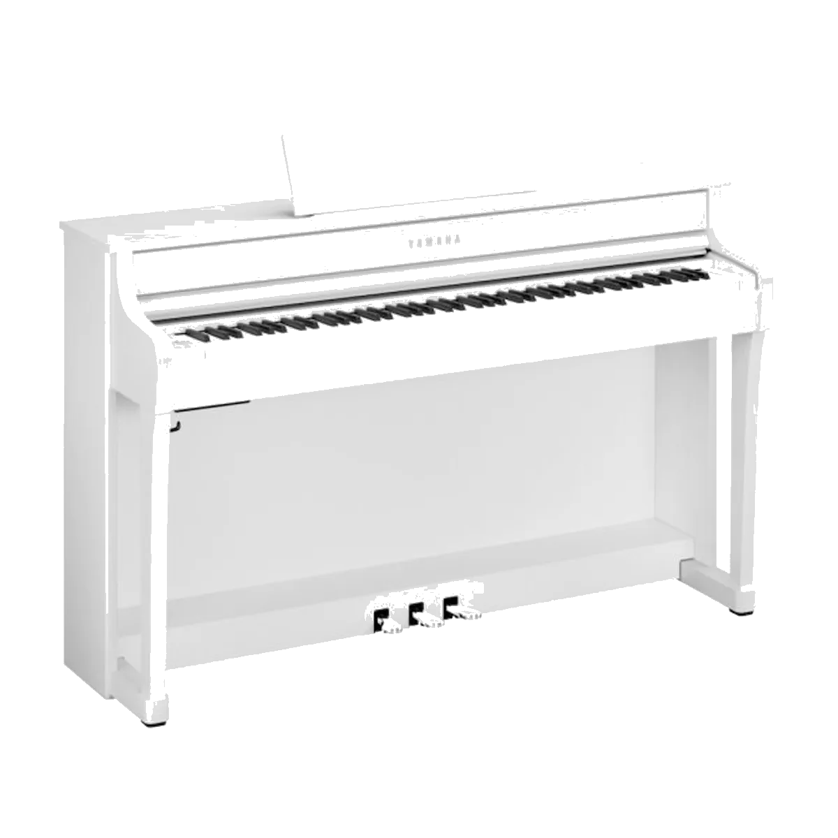 Yamaha Clavinova CLP-835 Console Digital Piano with Bench – White — view 2