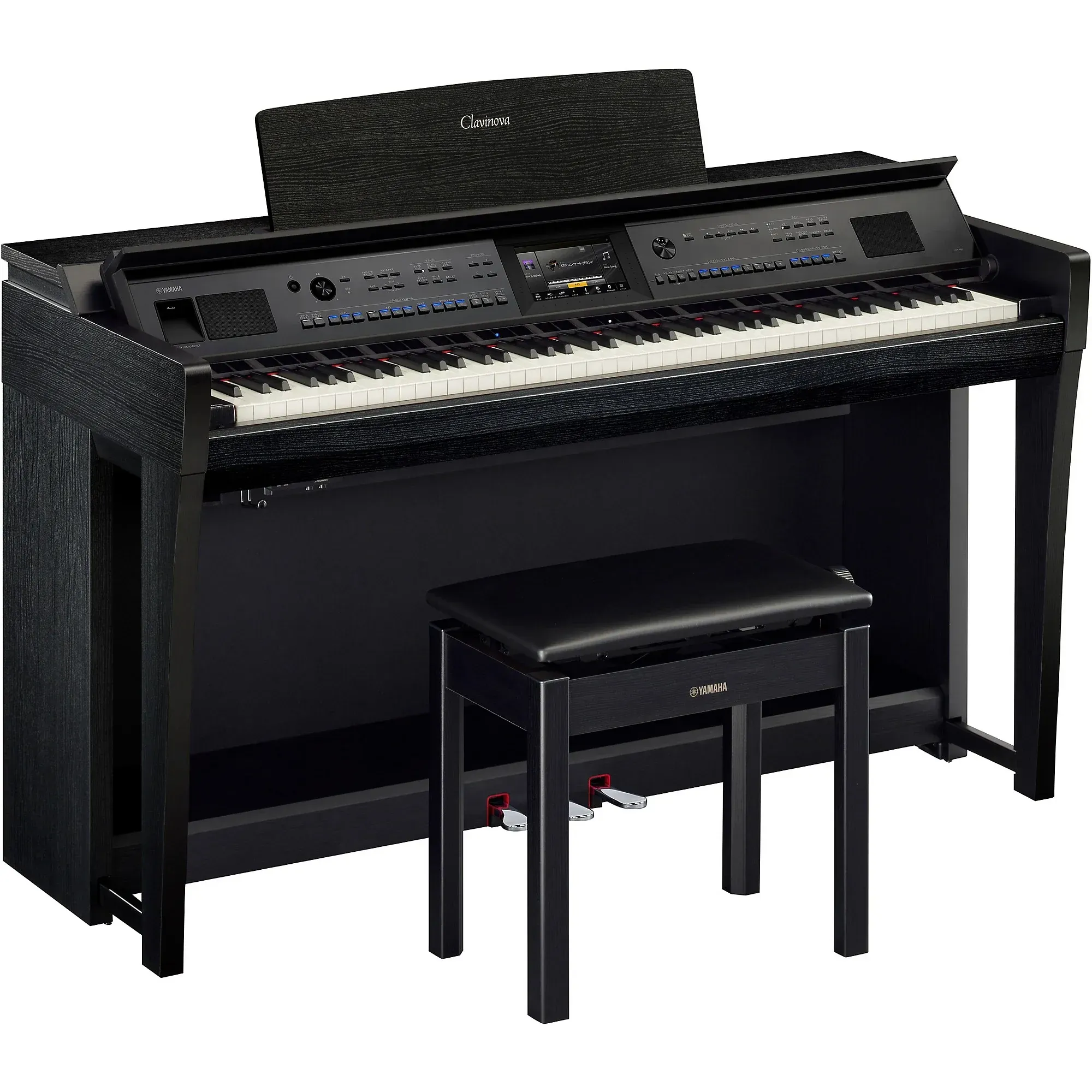 Yamaha CVP-905B Clavinova Digital Piano - Matte Black — view 2