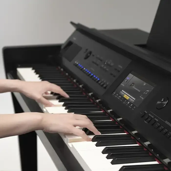 Yamaha CVP-905B Clavinova Digital Piano - Matte Black — view 8
