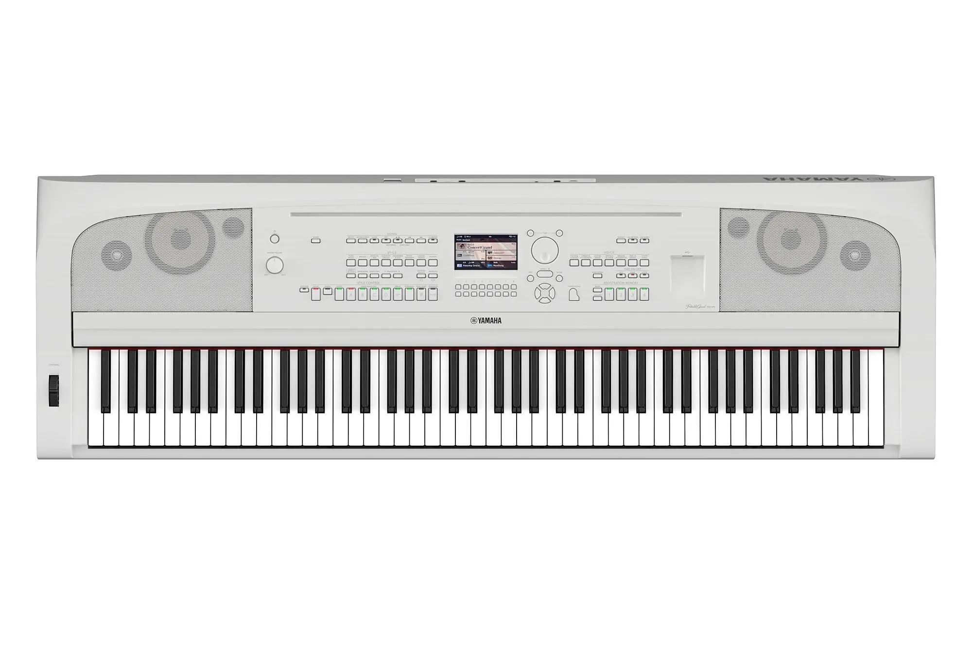 Yamaha DGX-670WH Digital Portable Grand Piano w/Stand — view 2