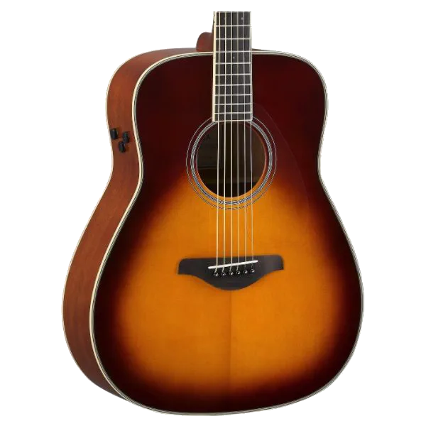 Yamaha FG-TA TransAcoustic Electric-acoustic Guitar – Brown Sunburst — view 1